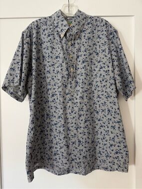 Kiholo Kai Aloha Shirt Men's Short-Sleeve half button pullover